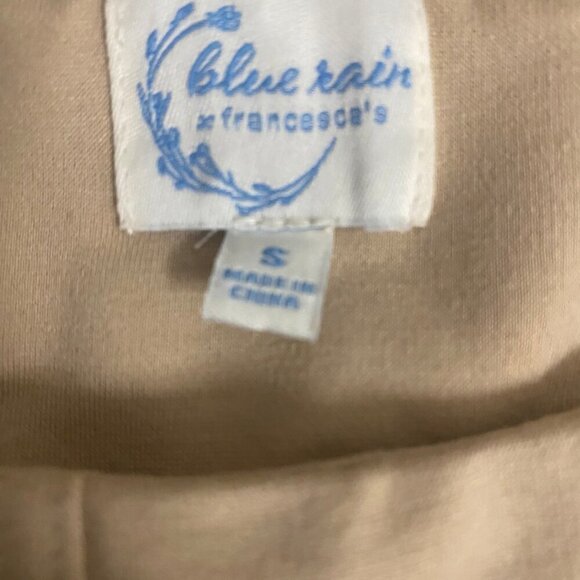 Blue Rain x Francesca’s Beige Corset-Style Bodysuit – Size S - Picture 5 of 6